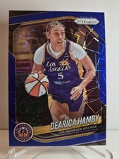 2025 Panini Prizm WNBA - Dearica Hamby #39 Blue Velocity Prizm - Sparks - 6c