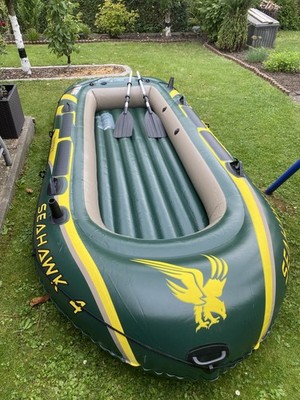 Schlauchboot Set Seahawk 2 Paddel für 4 Personen von INTEX - sehr gut.