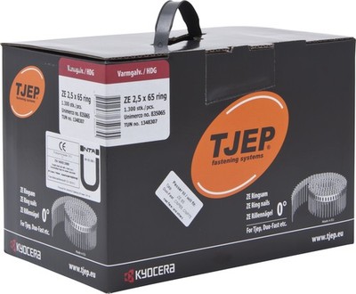 TJEP ZE25/65 Rillennagel fvz Rundkopf 1.300 Stk. für ZE-65 Duo-Fast CNP 65