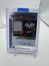 2021 Panini Illusions - First Impressions RPA Tylan Wallace Blue /75 Rookie Auto