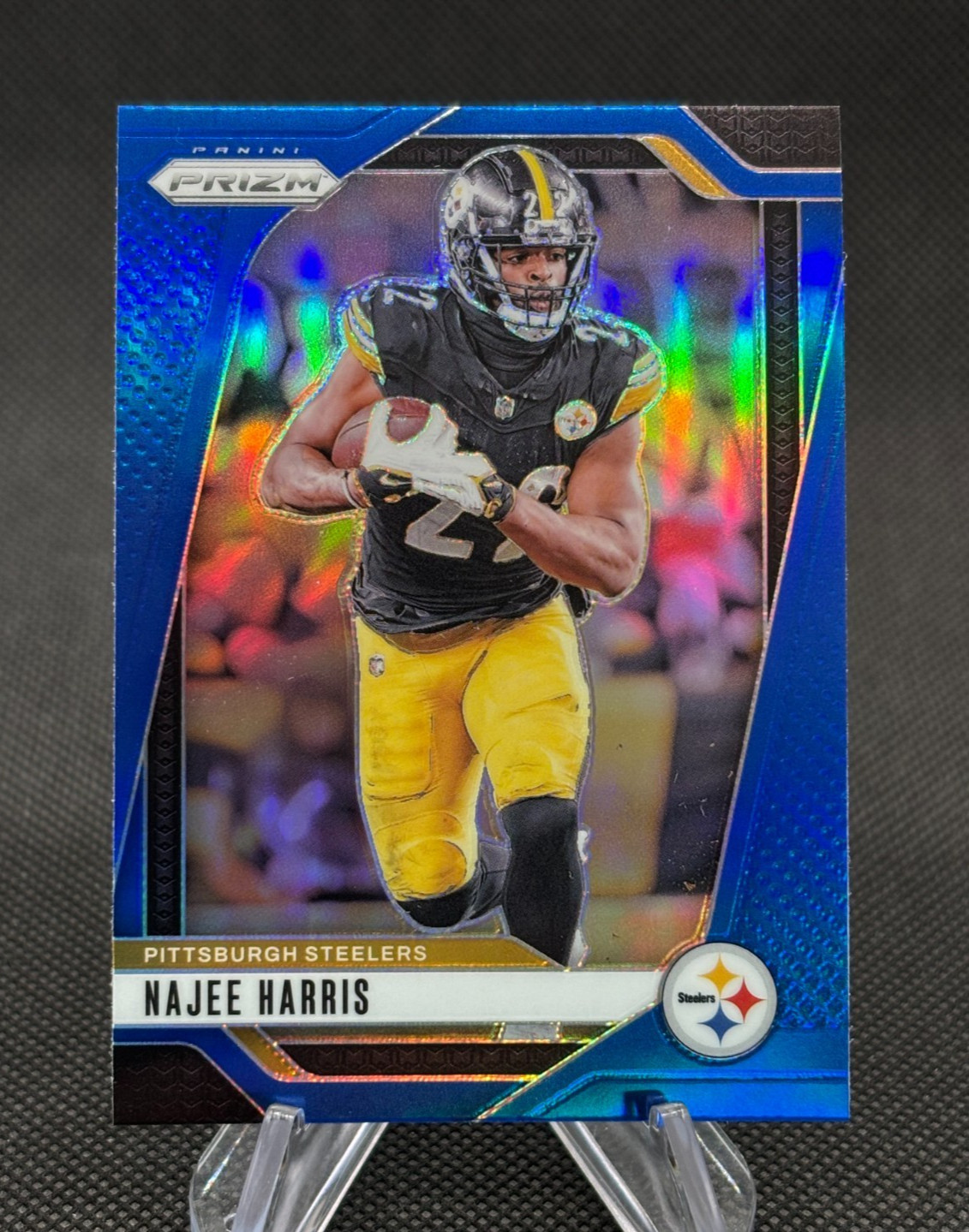 2024 Panini Prizm Najee Harris Blue Prizm SSP rumored /7 #241 Pittsburgh Steeler
