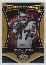 2024 Certified Certified Rookies Gold Mirror 4/25 Malachi Corley #16 0m89