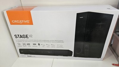 CREATIVE STAGE V2 Soundbar 2.1, Sound Blaster Clear Dialog