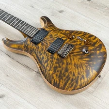 PRS Paul Reed Smith Wood Library Custom 24-08 Guitar, Yellow Tiger Natural Back