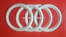 Firestone Tire Style 15x2 Inch Wide White Walls Tire Insert Trim Set Of 4