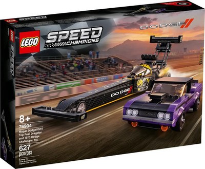 LEGO 76904 - Mopar Dodge SRT Dragster & 1970 Dodge Challenger - Neu & Versiegelt