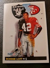 1992 Fleer - Pro Vision Ronnie Lott #472