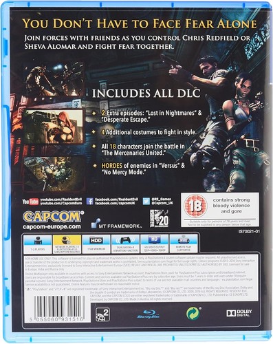 Resident Evil 5 HD (PS4) (Sony Playstation 4) - Picture 4 of 4