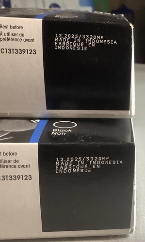 2 cartucce inchiostro nero ad alta capacità originali (2025) Epson 410XL "NUOVE/SIGILLATE" - Foto 3 di 14