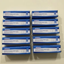 AC Delco 41-962 Double Platinum Spark Plug GM 19299585 - LOT OF 10
