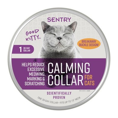 Sentry Calming Collar for Cats, Long-Lasting Pheromone 1-Count, Purple 