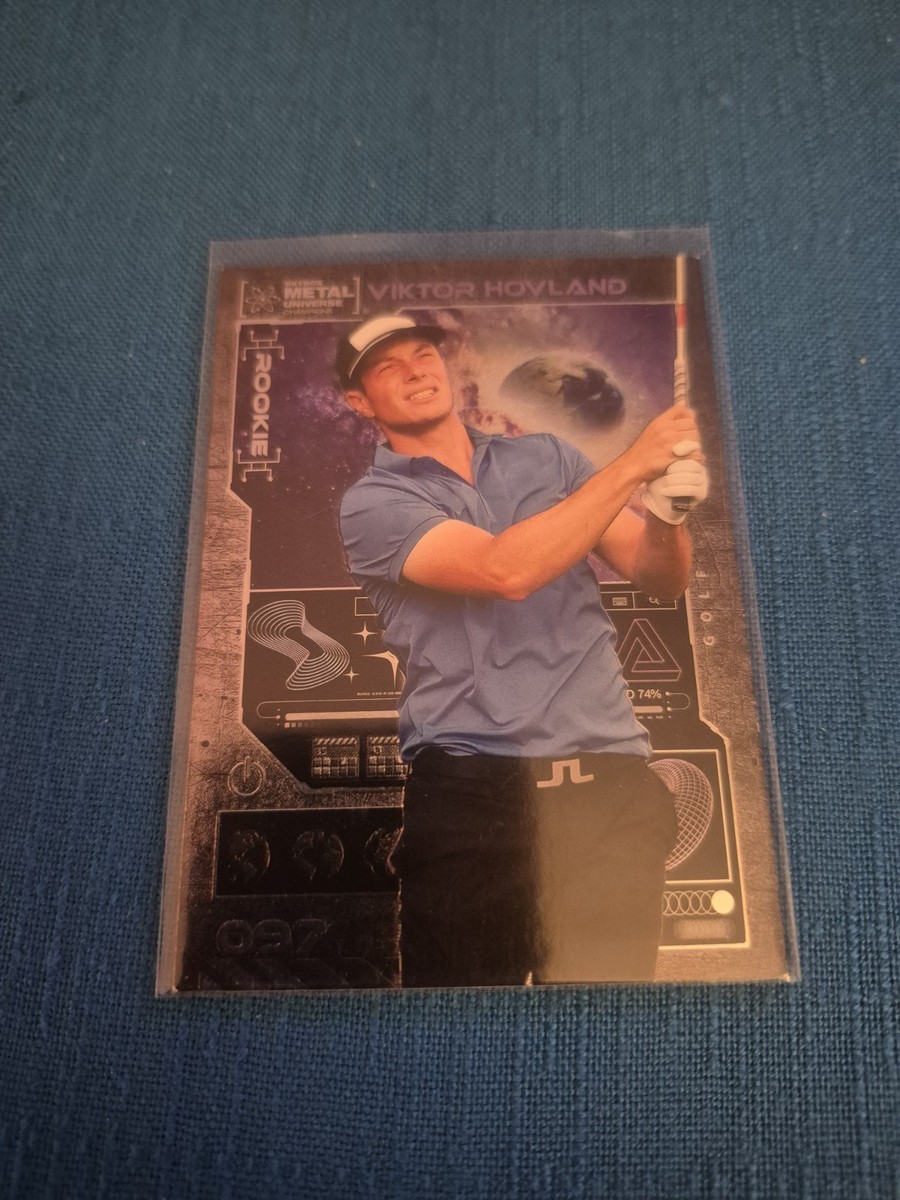 2023 Victor Hovland ROOKIE CARD RC Metal Universe Champions #097