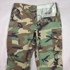Vintage US Military Pants Mens 38x32 Camo Cargo 80s Utility Woodland Large Reg