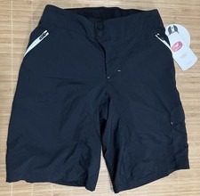 NWT Women s Sugoi RPM-X Cycling Shorts w/ Liner MTB Mountain Bike Small Black