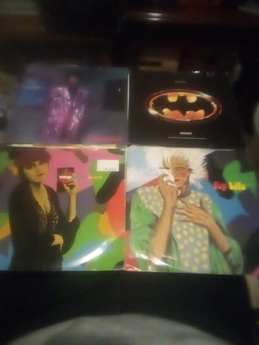 Prince Lot Of 4  Including Rare Delirious Picture Sleeve With Calendar EX