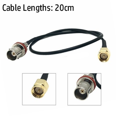 BNC Buchse auf für SMA Stecker RG174 Stecker Adapter Premium Signal Leistung