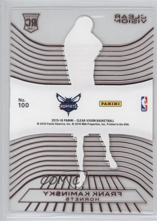 2015-16 Panini Clear Vision Rookies Red /99 Frank Kaminsky #100 Rookie RC - Image 2 of 2
