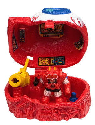 Toymax 1994 Body Wars Eye-Liminator Playset with Captain Mighty Sight Figure