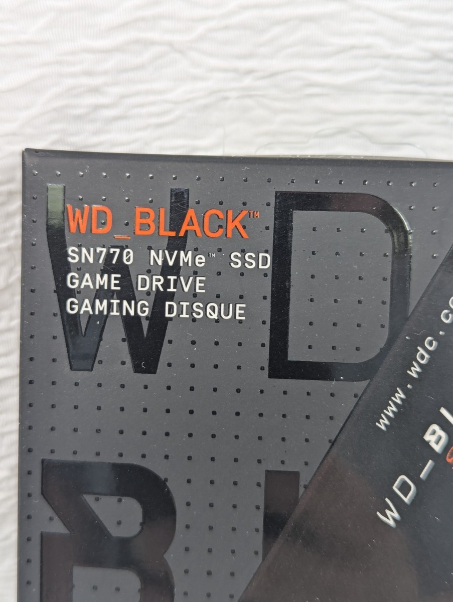 WD_BLACK - 1TB SN770 - NVMe Gen4 - M.2 2280 5150 MB/s Internal