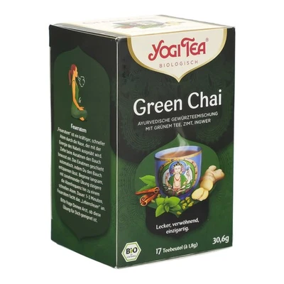 YOGI TEA Green Chai Bio Filterbeutel, 30.6 g - Bild 1 von 4