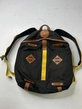 Will Leather Goods Canvas Campus Laptop Backpack BLACK Bag Leather