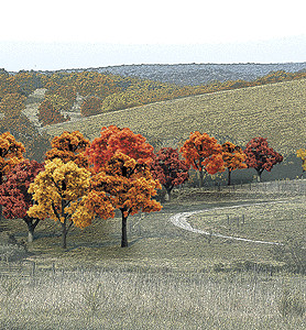 Woodland Scenics 1575 paquete de árboles colores de otoño a todas las escalas de 3/4 a 2" (1,9 | Zustand: New