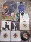 Prince Purple Rain Picture Disc Sealed Vinyl 9 45 Lot NM Rolling Stone Tribute!!