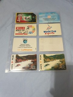 8 Telefonkarten Pakistan