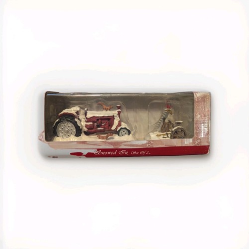 LeMax Village Collection "Snowed In" Tractor and Plow table accents - Picture 5 of 5