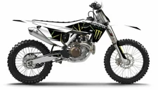 Dcor Monster Energy Graphics Complete Kit - Black Motorcycle Dirt Bike 20-70-131