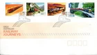 2010 Great Australian Railway Journeys - FDC APM42210 Gummed stamps