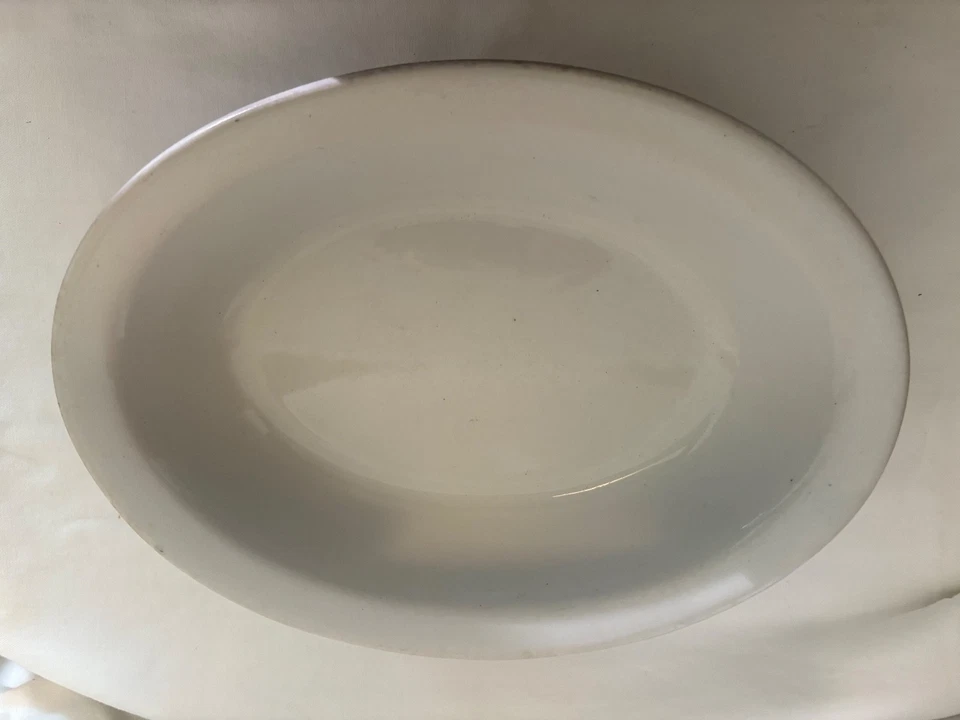 Royal Ironstone China Alfred Meakin England White Oval Dish Bowl - 9x6.5x1.5 - Image 3 of 3