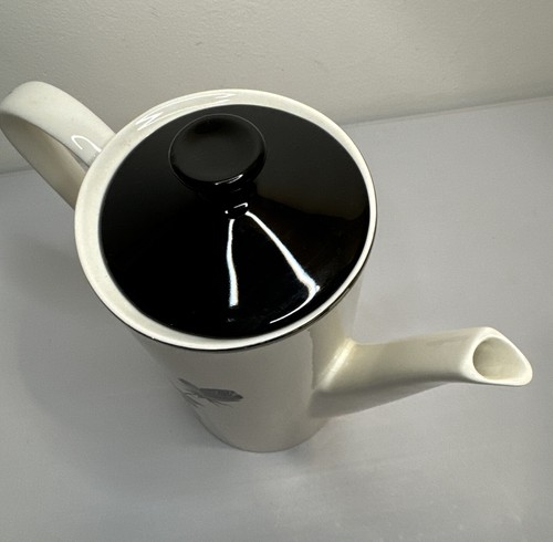 Lord Nelson Black Rose Coffee Set 6x Cups & Saucers Pot Milk Jug & Sugar Bowl - Picture 14 of 23