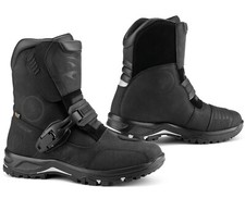STIVALI BASSI BOOTS MOTO FALCO MARSHALL ADVENTURE IMPERMEABILI NERO TG 45