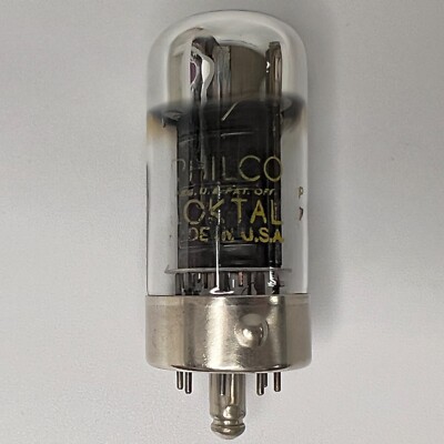 (1) Tested Philco 7C5 Tube Date Code P7 Philco Loktal Tube Loctal Beam Power