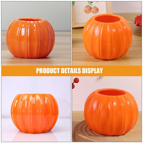 Keramikkürbisvase Schreibtischdekor officiel Blumenvase in Fruchtform Büro