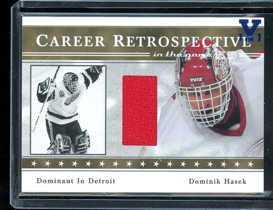 Dominik Hasek Autographed Memorabilia | Signed Photo, Jersey