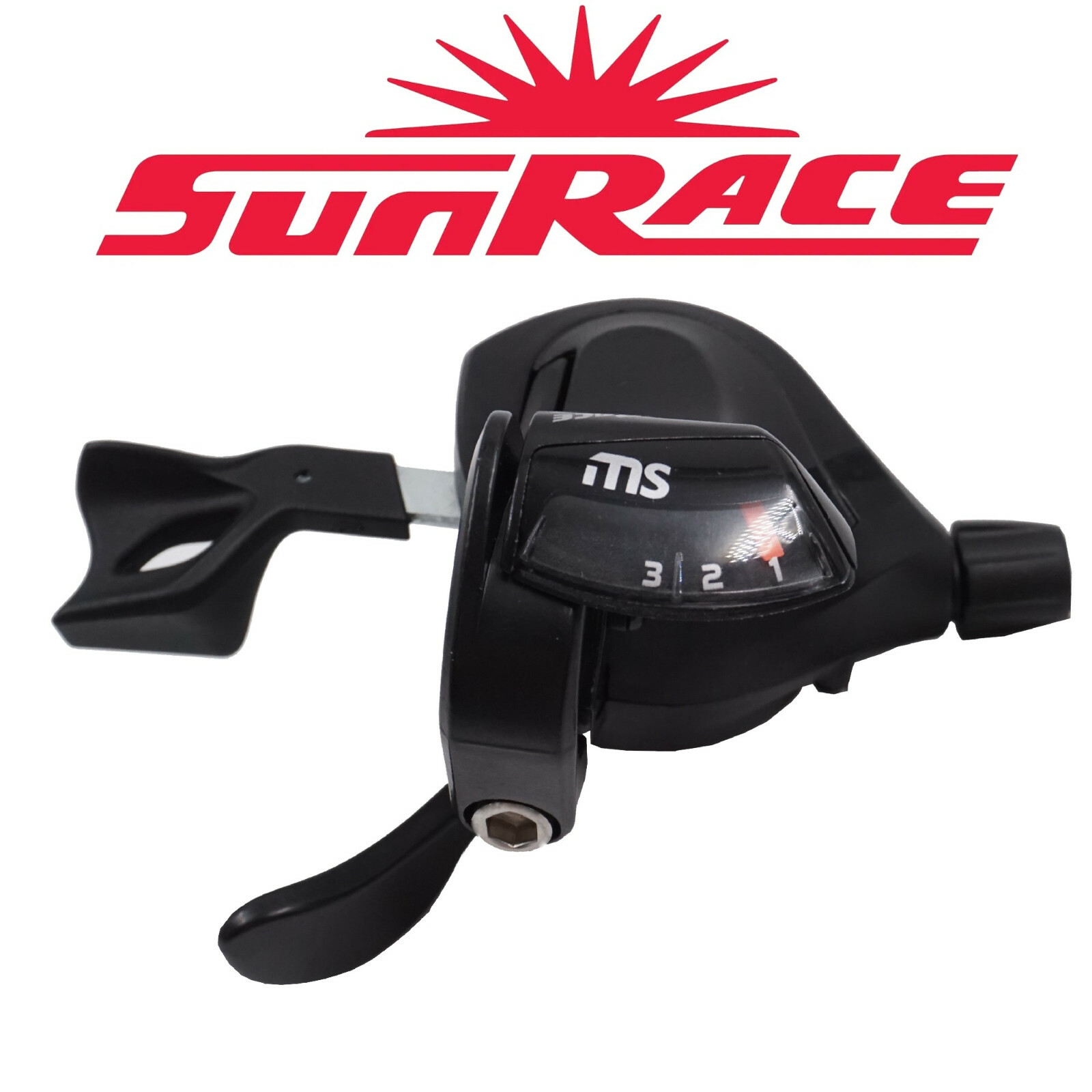 Sun Race DLMS30 2 or 3 Speed Left Hand Bike Trigger Shifter fit Shimano SRAM