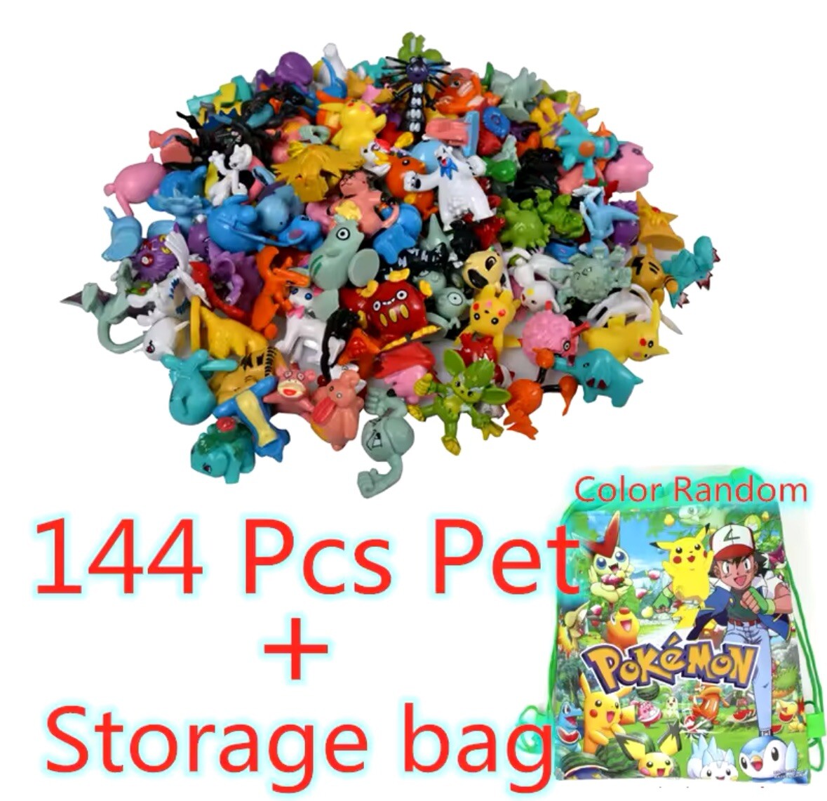 Pokemon 144Style Pokémon Figure Toy Anime Pikachu Ordament
