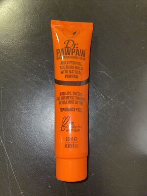 Dr Pawpaw Tinted Multipurpose Soothing Balm for Lips Cheeks Skin Peach Pink
