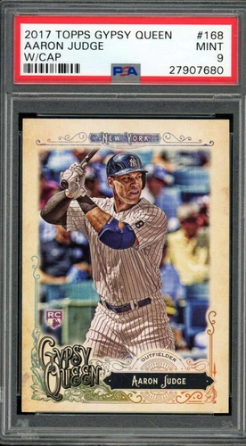 Aaron Judge Rookie Card 2017 Topps Gypsy Queen #168 PSA 9
