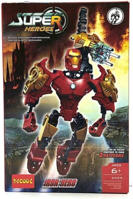 Decool Iron Man Decool 6005 Iron Man Ultrabuild 4597 Marvel Comics