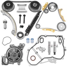 Timing Chain Kit with Water Pump For Chevy GMC Pontiac Buick Equinox 2.2L 2.4L