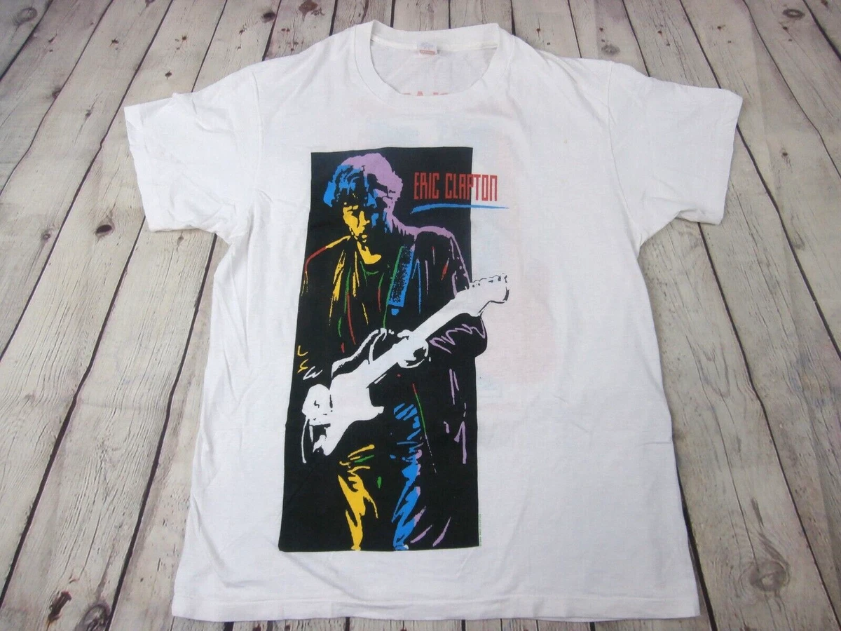 Vintage 90s Eric Clapton Journeyman World Tour Double Sided T 