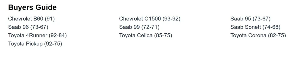 (75-92) Juego de cables para camioneta Toyota 4Runner Denso 671-4138 CH468 BWD Foto 2 de 2