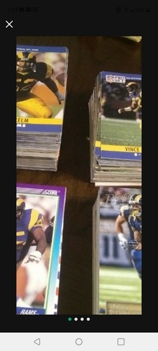 ๐L.A/ St. LOUIS RAMS stack of random trading cards. - Picture 4 of 4