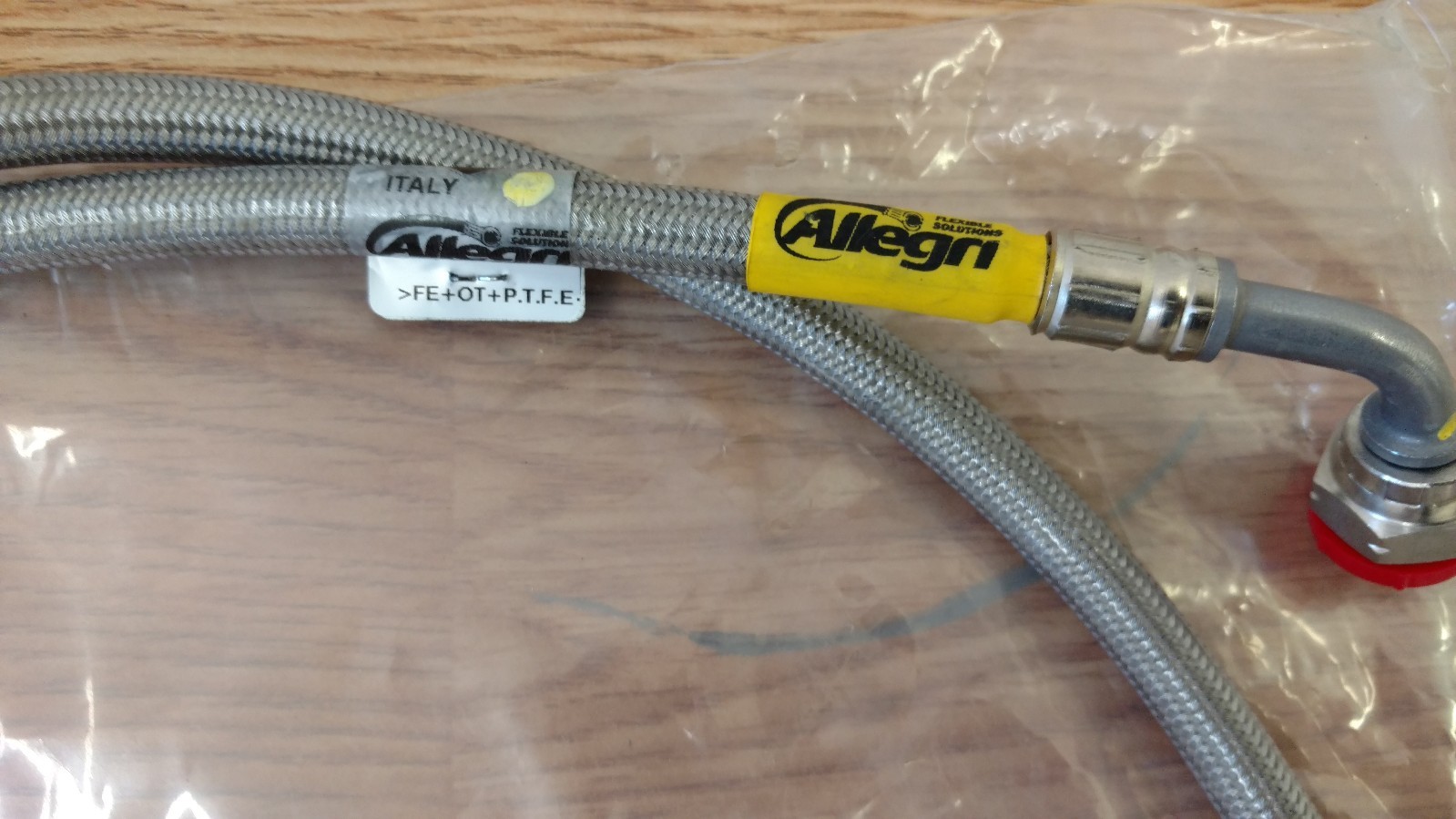 LAMBORGHINI MURCIELAGO FUEL LINE NEW OEM YELLOW TAG ENT377262