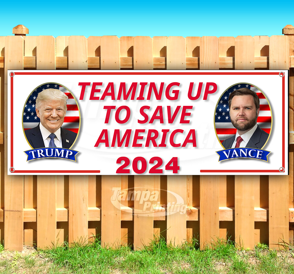 2x3 Trump-Vance 2024 Bandiera bifacciale Trump-Vance 2024 Presidente Bandiera esterna Trump-Vance 2024 Banner Sign No Flagstand