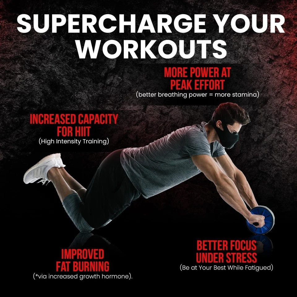 Máscara de entrenamiento de elevación, clínicamente probada y patentada US NUEVO Foto 4 de 4