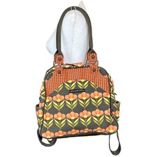 Petunia Pickle Bottom Travel Systems Backpack Diaper Bag Canvas Floral Tulips